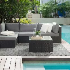 Beliani Ulkomatto Musta/valkoinen IMIRCIK Useita Kokoja -Ruokapöydät Myyntikauppa undef src sa picid 375332 type color image scaled