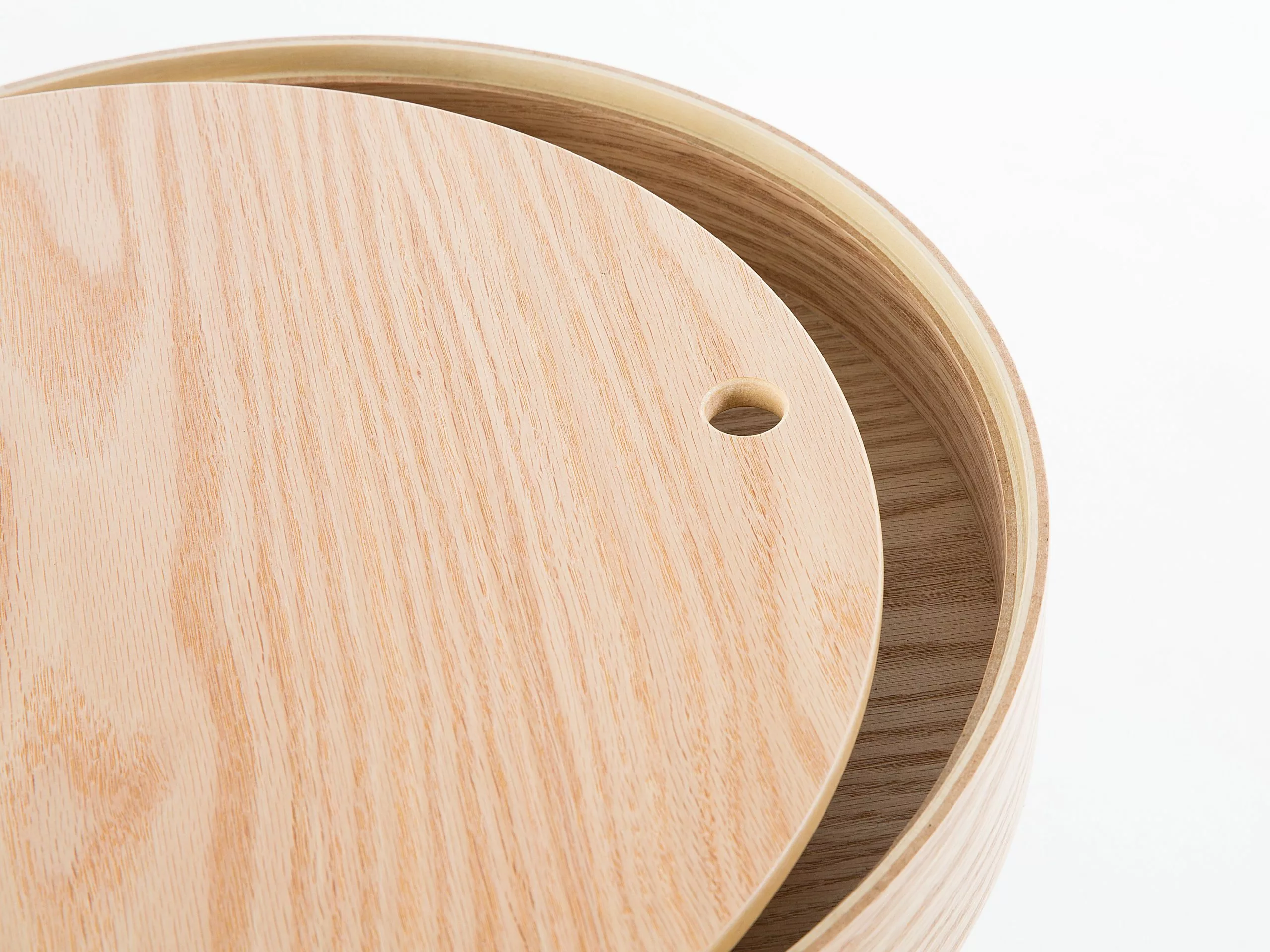 Beliani Sivupöytä Säilytystila Vaalea Puu/valkoinen OREGON 11 Beliani Sivupöytä Säilytystila Vaalea Puu/valkoinen OREGON - Image 9