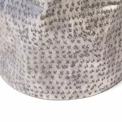 Beliani Sivupöytä Tiikki Hopea GORDON -Ruokapöydät Myyntikauppa undef src sa picid 678512 type whitesh image scaled