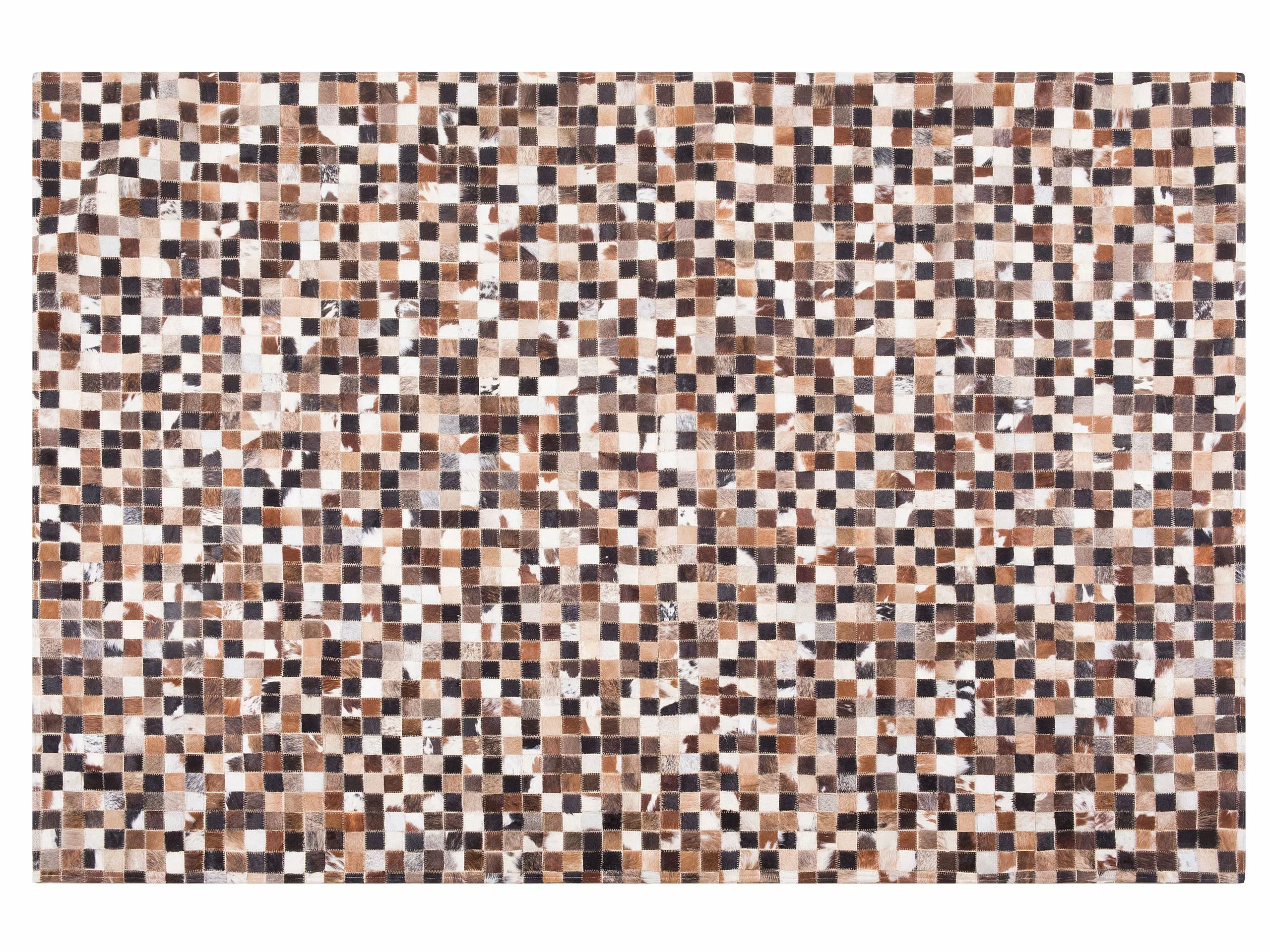 Beliani Matto Lehmännahka Ruskea/beige 160 X 230 Cm KONYA 5 Beliani Matto Lehmännahka Ruskea/beige 160 X 230 Cm KONYA - Image 3