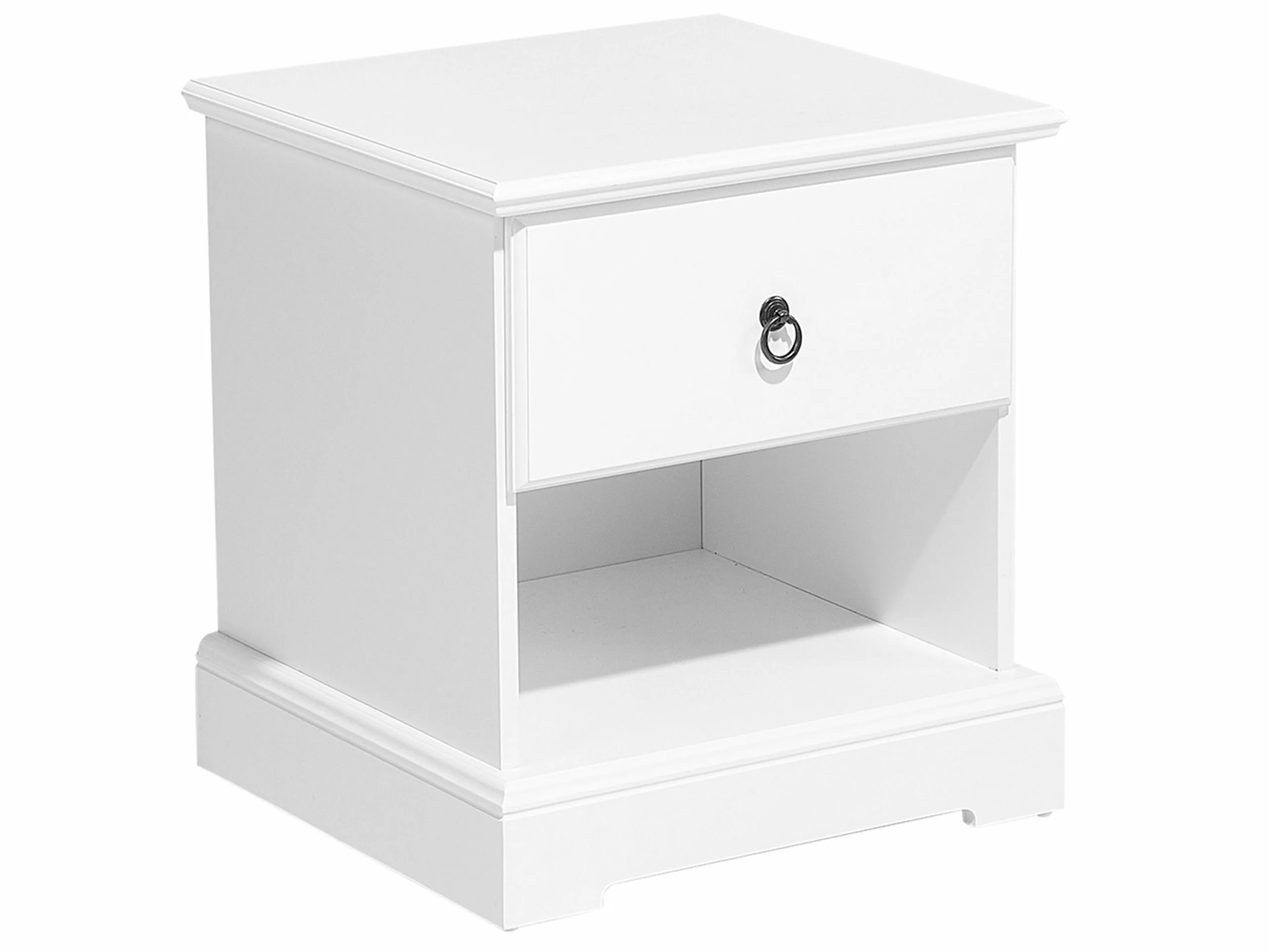 Beliani Yöpöytä Laatikko Valkoinen GILBERT