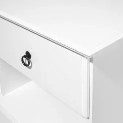 Beliani Yöpöytä Laatikko Valkoinen GILBERT -Ruokapöydät Myyntikauppa undef src sa picid 682639 type whitesh image scaled