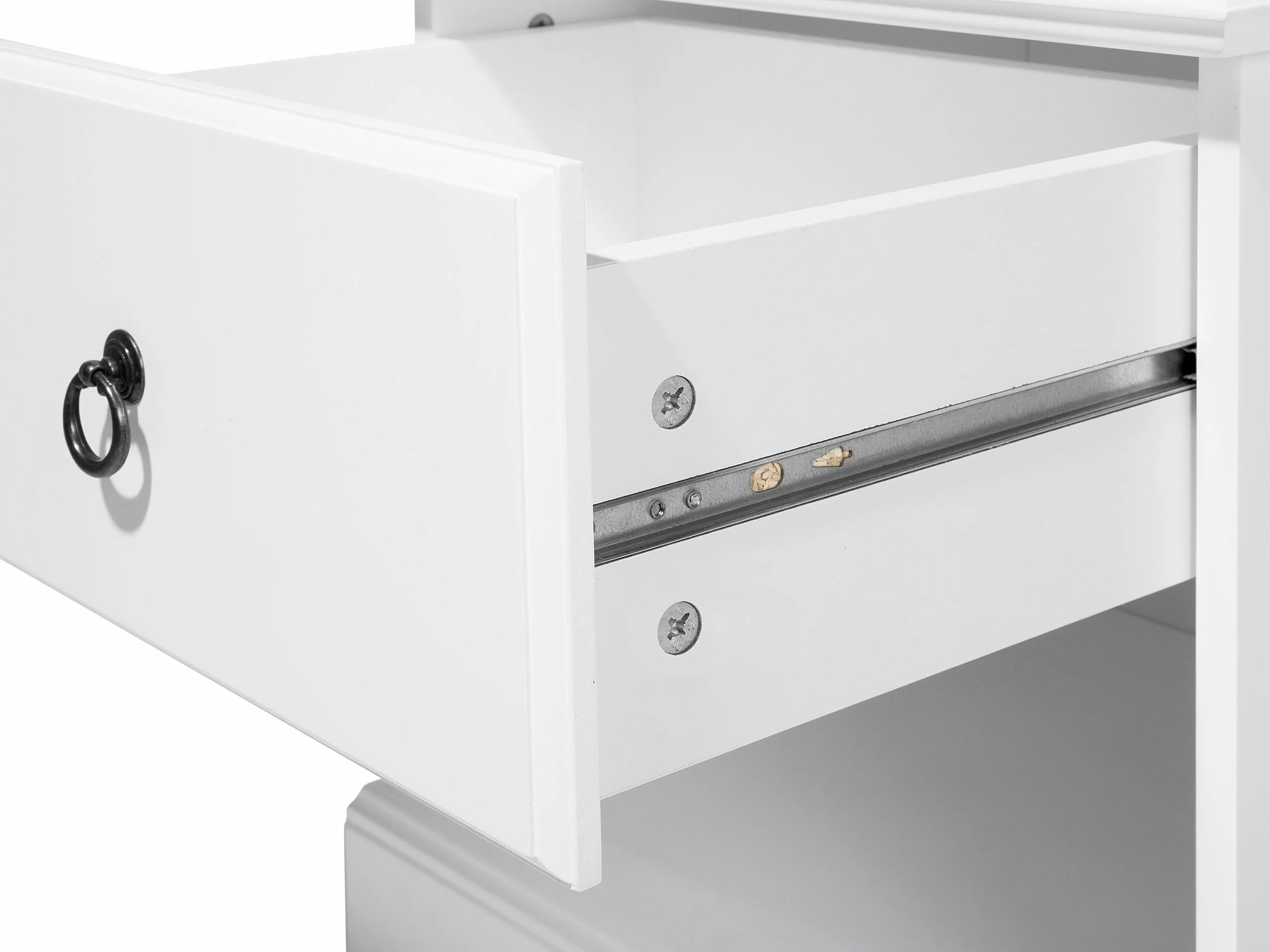 Beliani Yöpöytä Laatikko Valkoinen GILBERT - Image 8