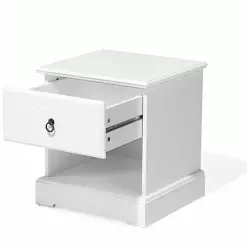 Beliani Yöpöytä Laatikko Valkoinen GILBERT -Ruokapöydät Myyntikauppa undef src sa picid 682775 type whitesh image