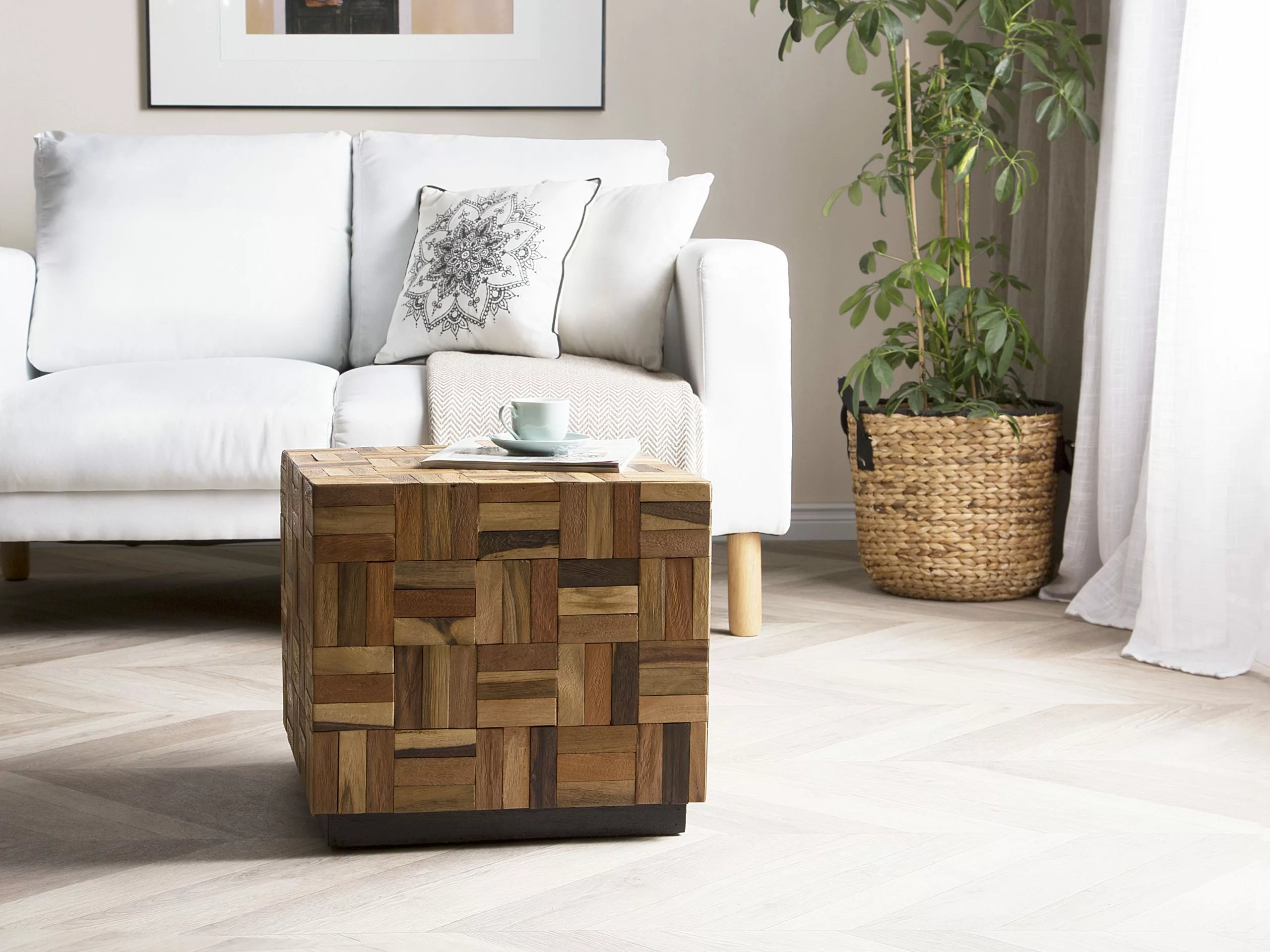 Beliani Sohvapöytä Tumma Tiikkipuu GAMETI 4 Beliani Sohvapöytä Tumma Tiikkipuu GAMETI - Image 2