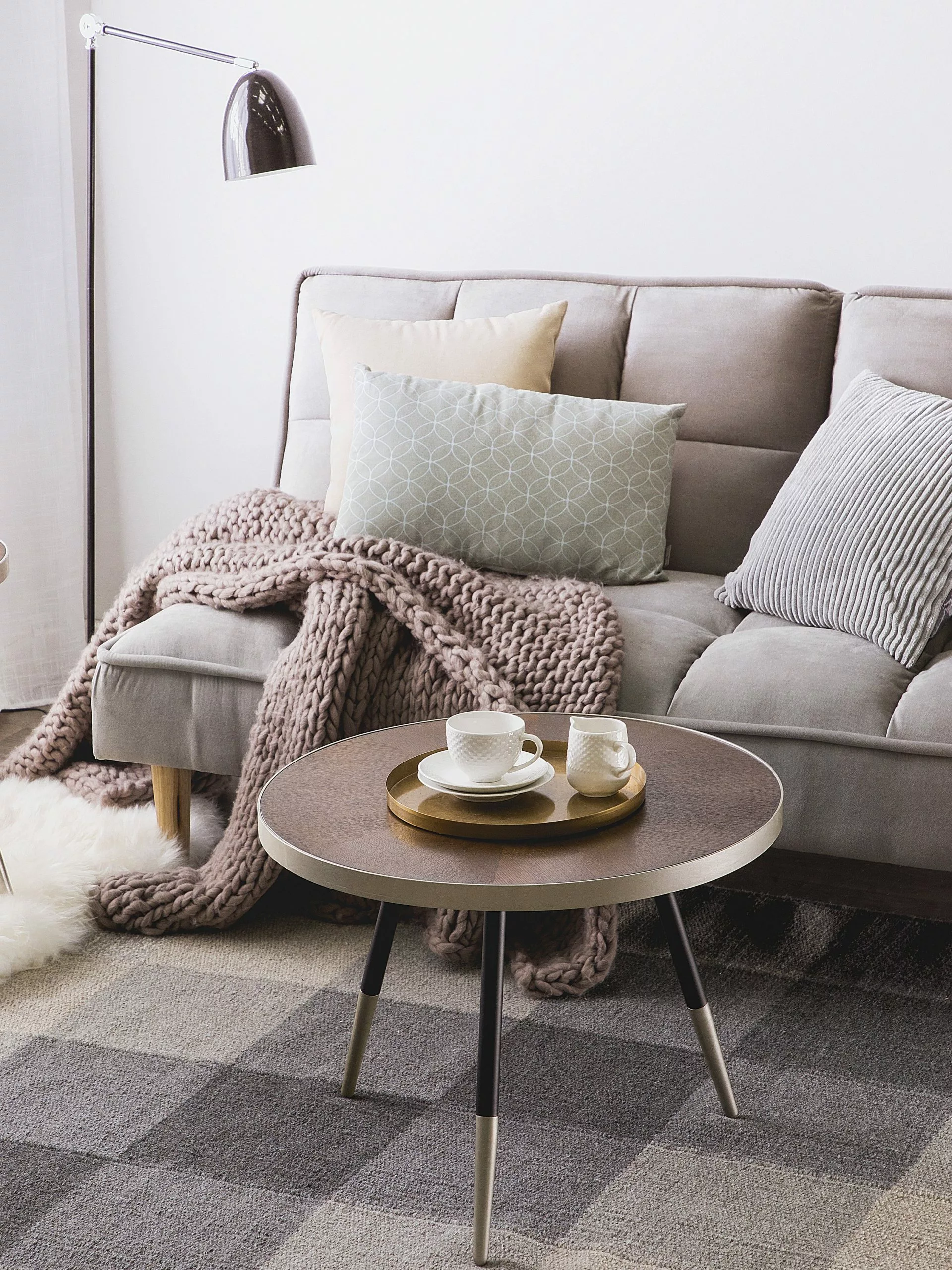 Beliani Sohvapöytä Tumma Puu/hopea RAMONA 5 Beliani Sohvapöytä Tumma Puu/hopea RAMONA - Image 3