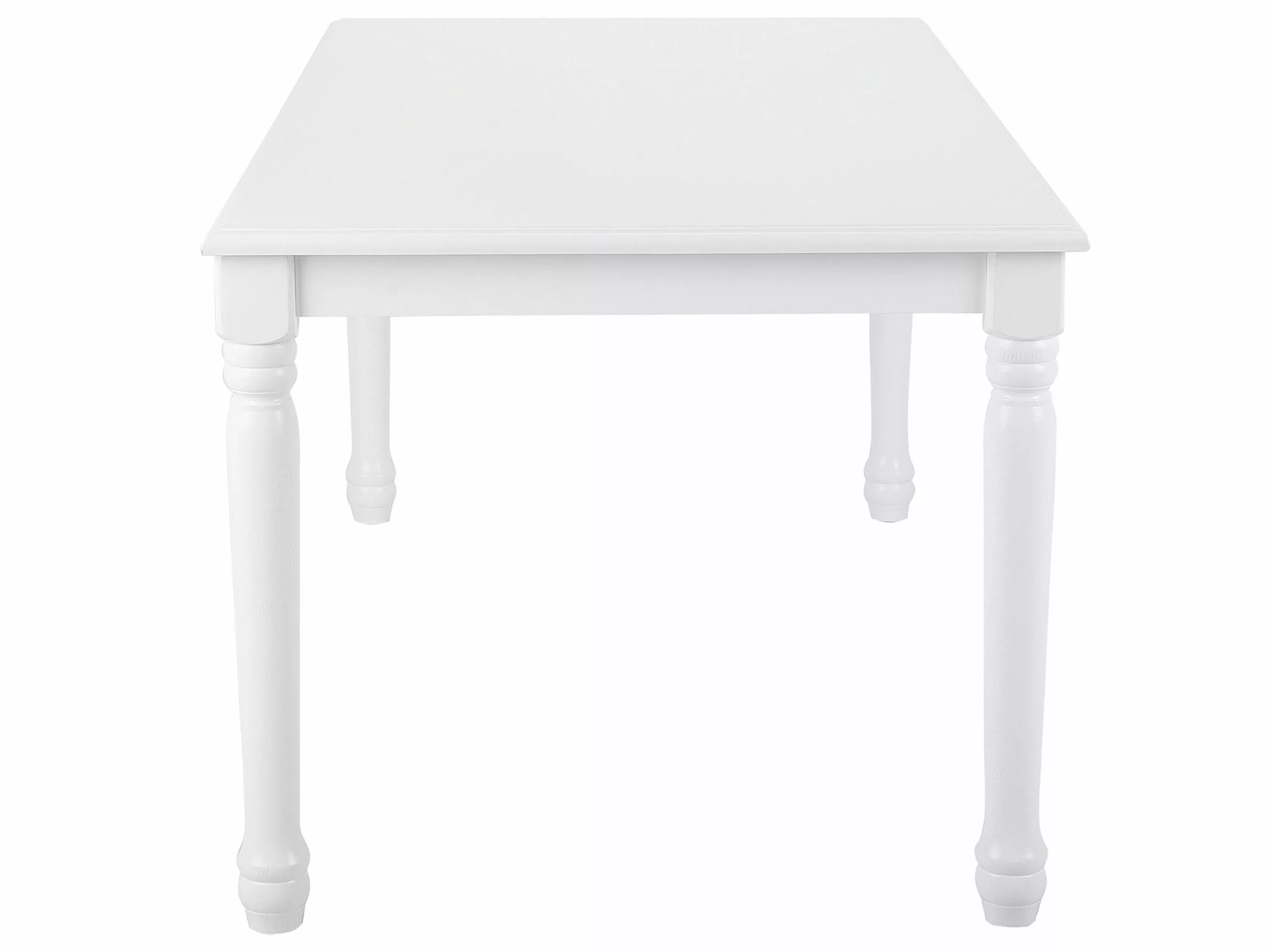 Beliani Ruokapöytä Valkoinen CARY Useita Kokoja - Image 6