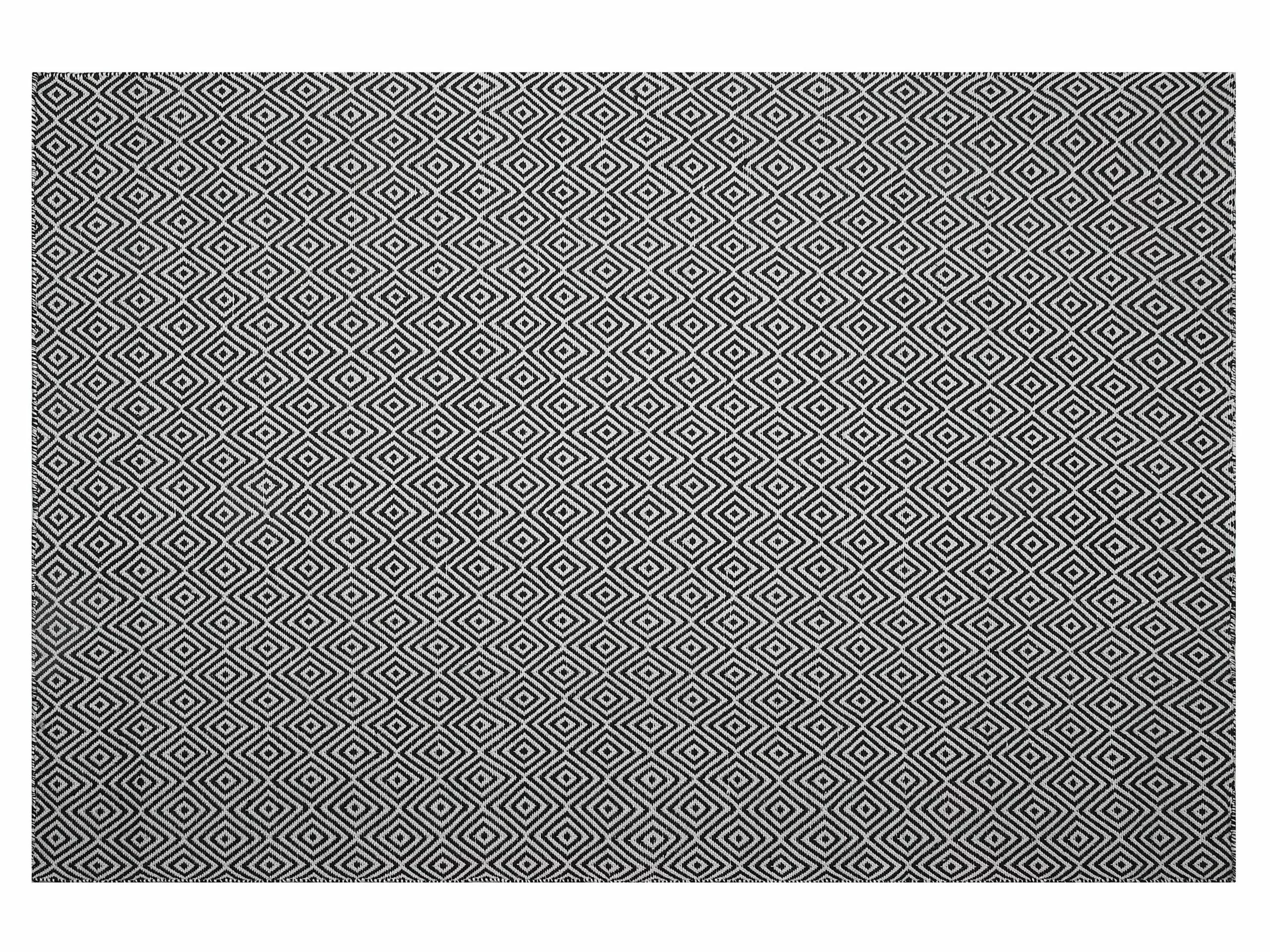 Beliani Ulkomatto Musta/valkoinen IMIRCIK Useita Kokoja