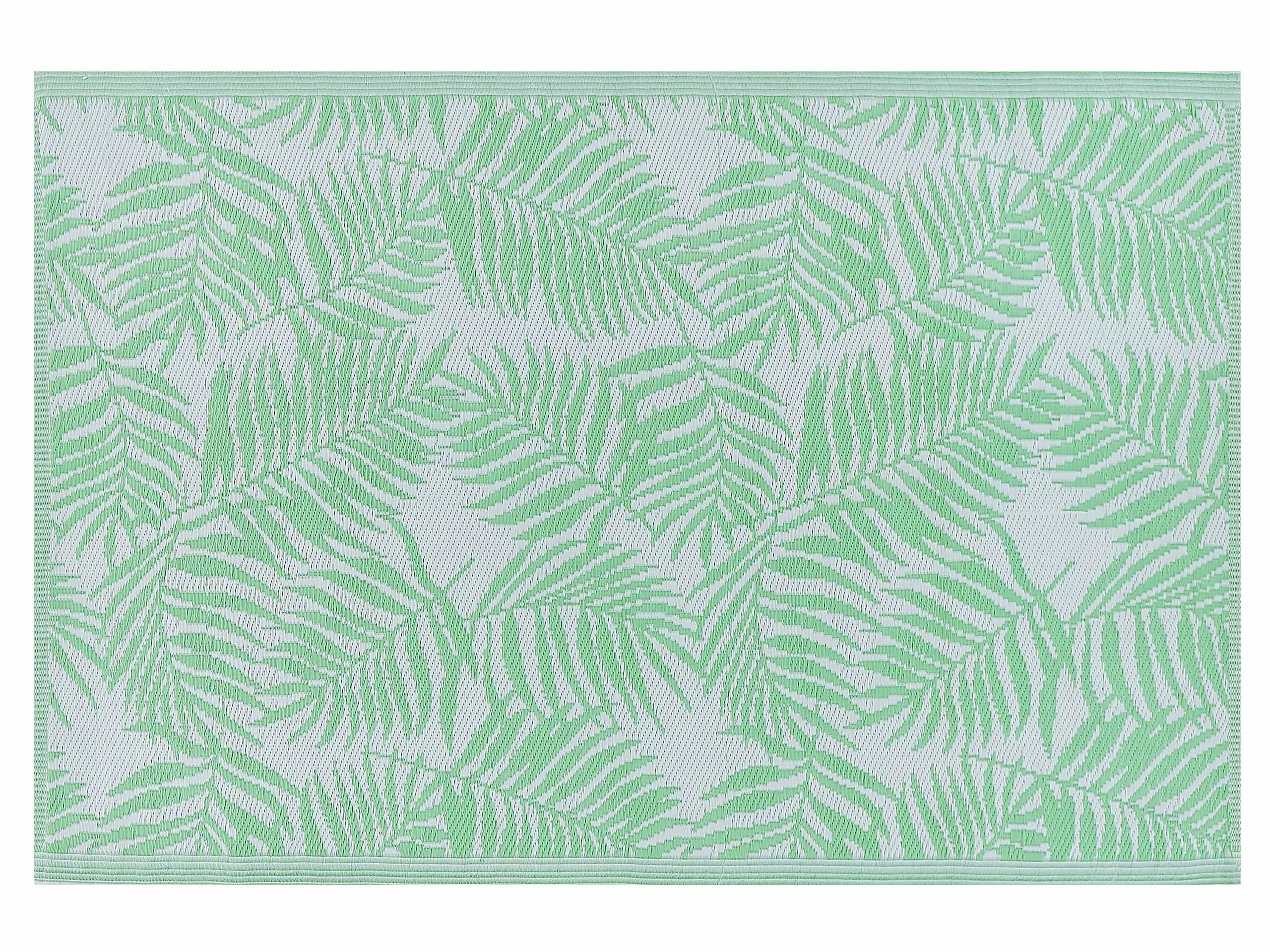 Beliani Ulkomatto Kaksipuolinen Vaaleanvihreä 120 X 180 Cm KOTA