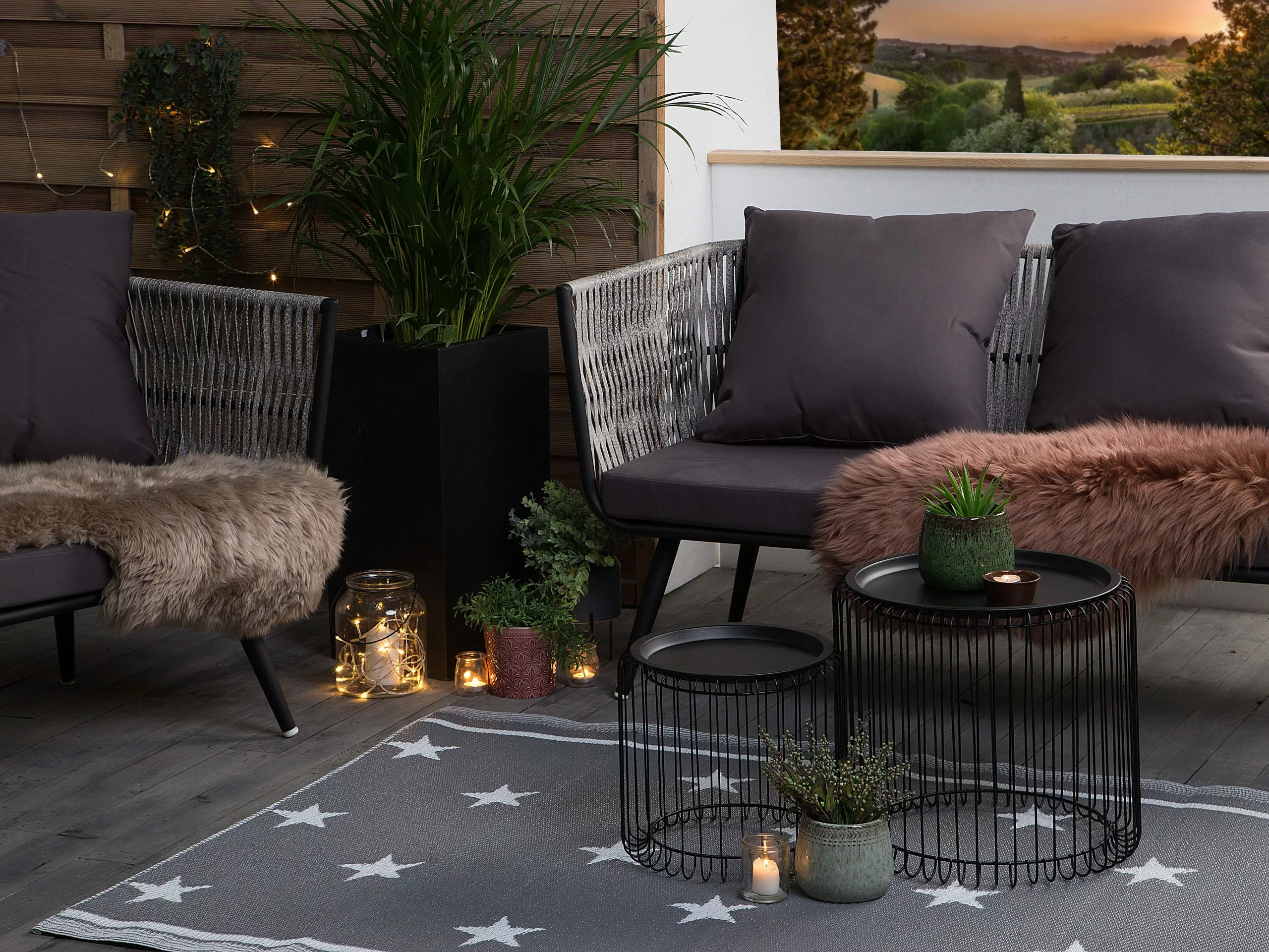 Beliani Ulkomatto Tummanharmaa 120 X 180 Cm LATUR - Image 2