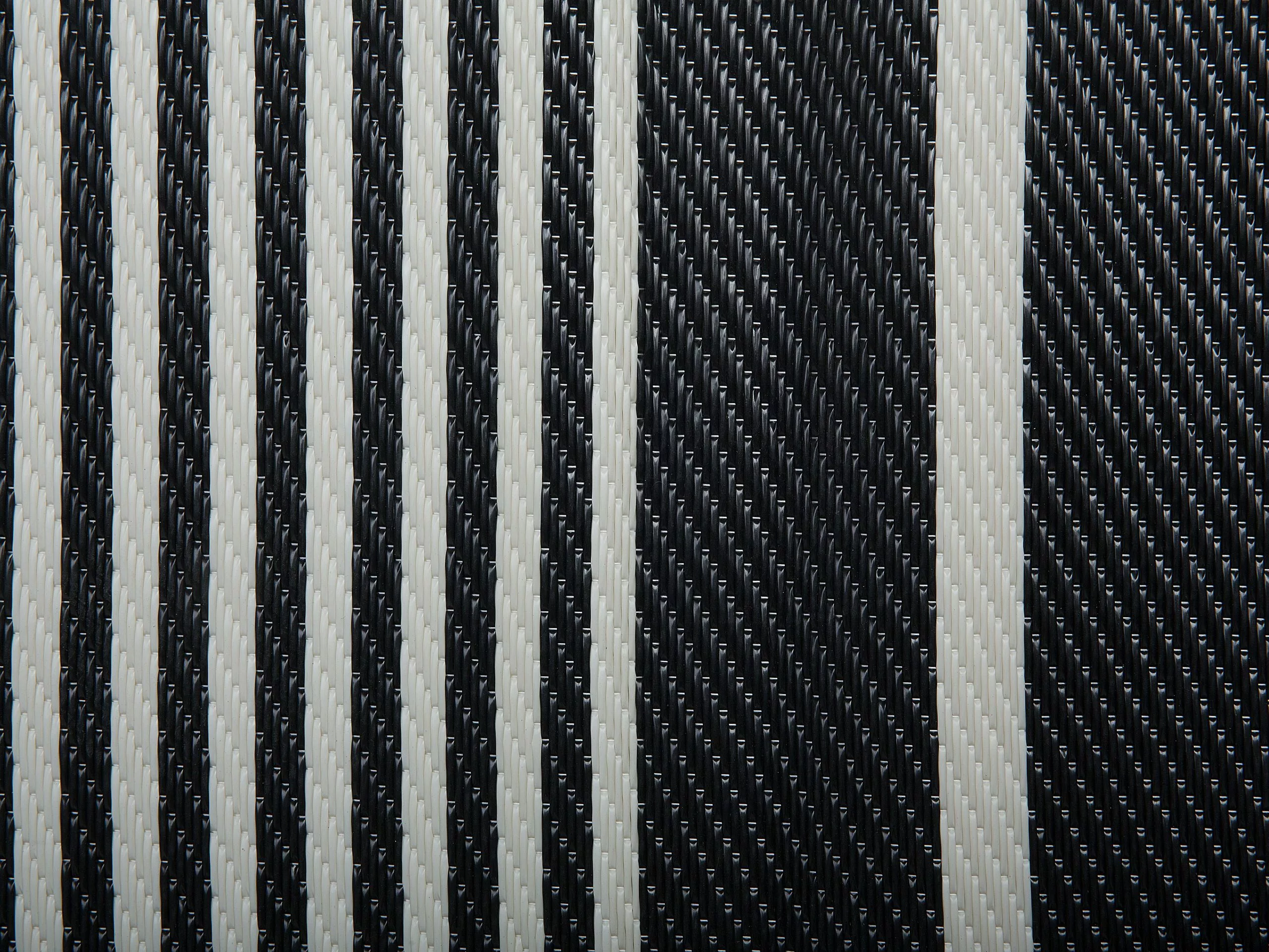 Beliani Ulkomatto Musta 90 X 180 Cm HALDIA - Image 5