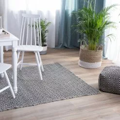 Beliani Ulkomatto Musta/valkoinen IMIRCIK Useita Kokoja -Ruokapöydät Myyntikauppa undef src sa picid 718278 type whitesh image scaled