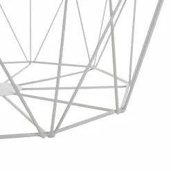 Beliani Sivupöytä Metalli Säilytystila Valkoinen ELIDA 20 Beliani Sivupöytä Metalli Säilytystila Valkoinen ELIDA -Ruokapöydät Myyntikauppa undef src sa picid 720063 type whitesh image scaled