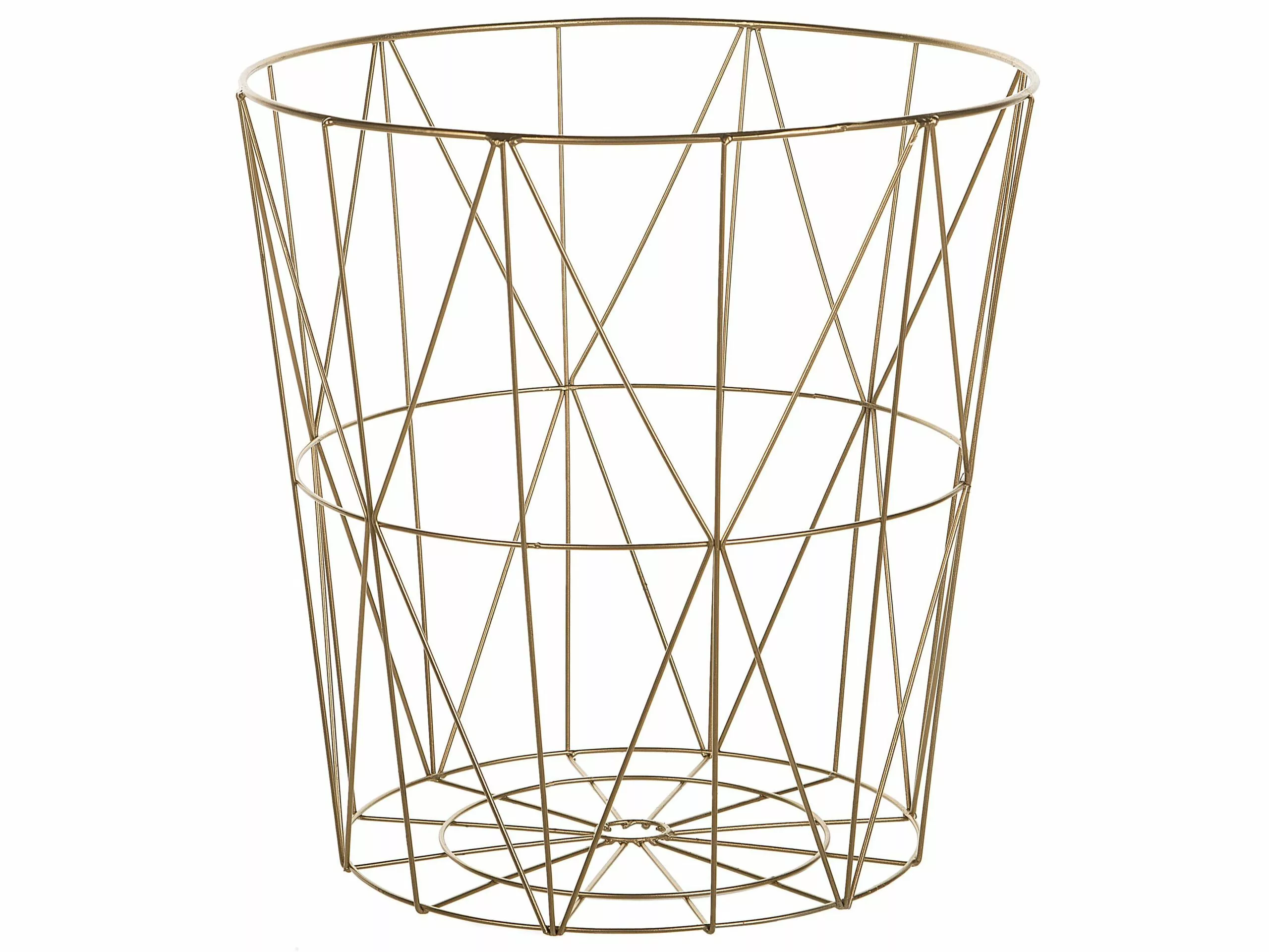 Beliani Sivupöytä Metalli Säilytystila Kulta LANARK 10 Beliani Sivupöytä Metalli Säilytystila Kulta LANARK - Image 9