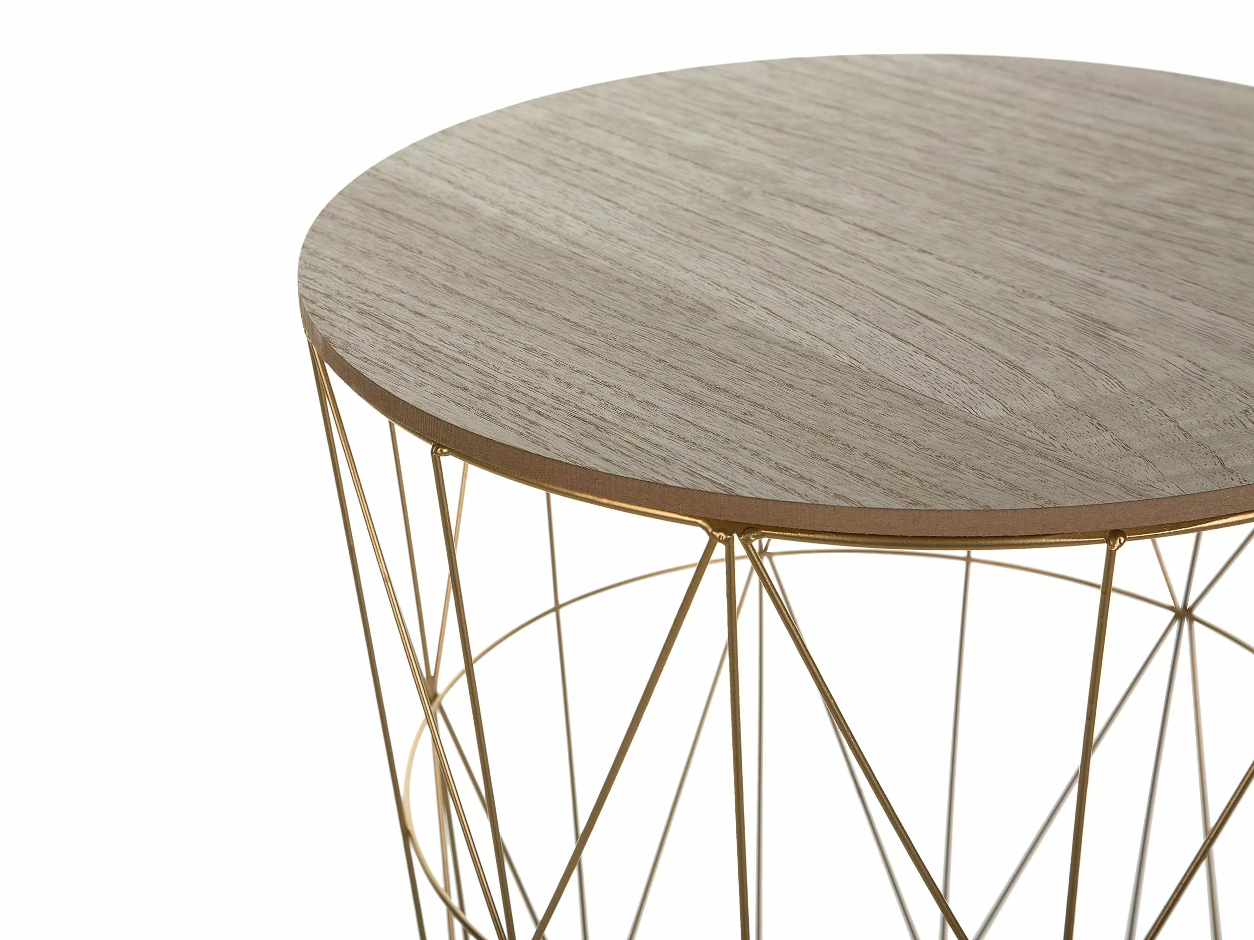 Beliani Sivupöytä Metalli Säilytystila Kulta LANARK 11 Beliani Sivupöytä Metalli Säilytystila Kulta LANARK - Image 10