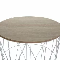 Beliani Sivupöytä Metalli Säilytystila Valkoinen LANARK -Ruokapöydät Myyntikauppa undef src sa picid 721388 type whitesh image scaled