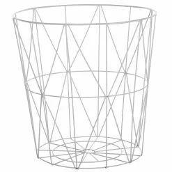 Beliani Sivupöytä Metalli Säilytystila Valkoinen LANARK -Ruokapöydät Myyntikauppa undef src sa picid 721391 type whitesh image scaled