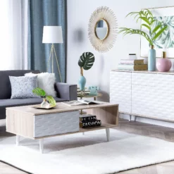 Beliani Sohvapöytä Laatikko Vaalea Puu/valkoinen SWANSEA 13 Beliani Sohvapöytä Laatikko Vaalea Puu/valkoinen SWANSEA -Ruokapöydät Myyntikauppa undef src sa picid 722614 type color image scaled