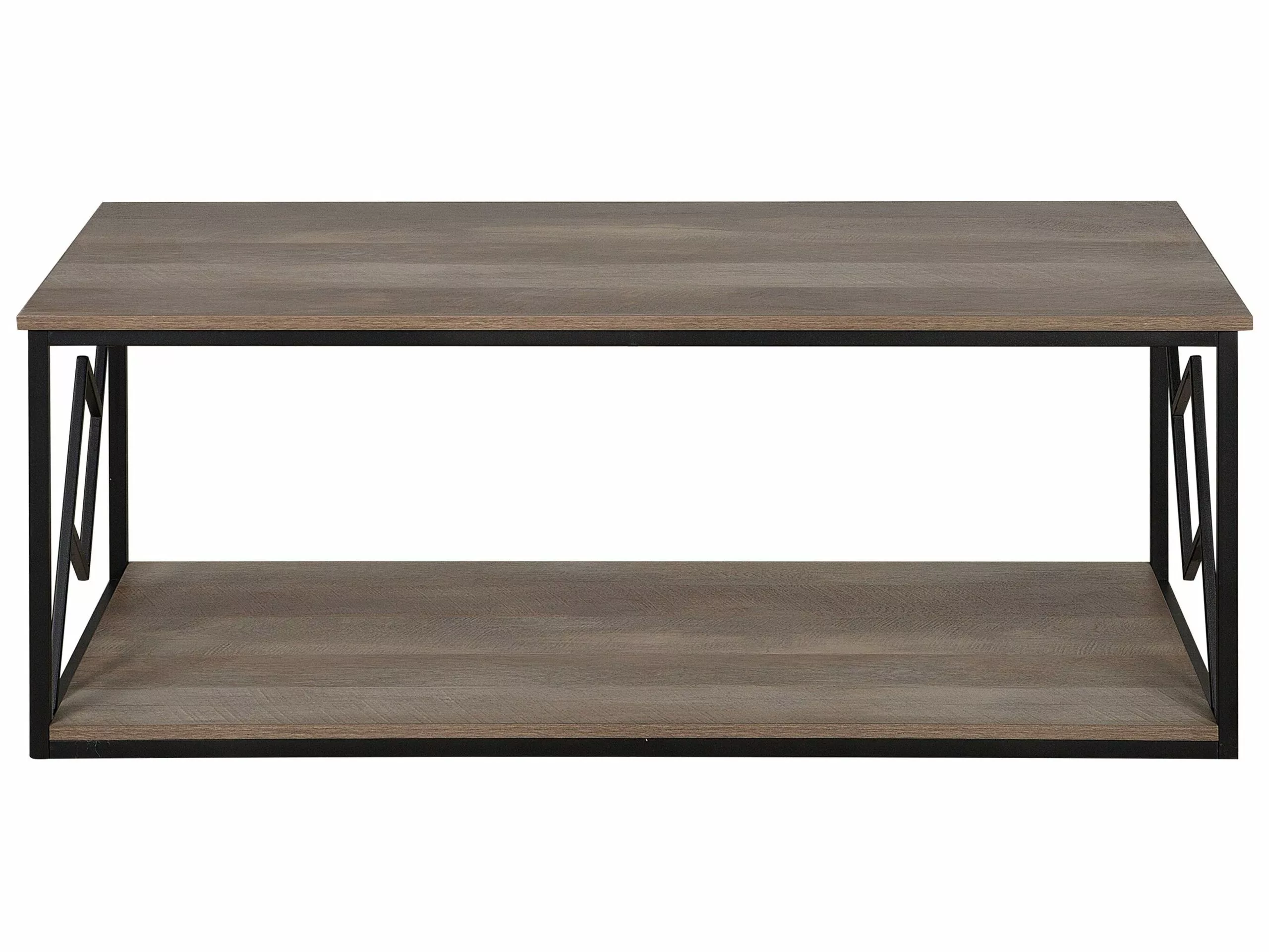 Beliani Sohvapöytä Tumma Puu/musta FORRES 5 Beliani Sohvapöytä Tumma Puu/musta FORRES - Image 3