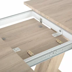 Beliani Ruokapöytä Jatkettava Vaalea Puu 140/180 X 90 Cm LIXA -Ruokapöydät Myyntikauppa undef src sa picid 729296 type whitesh image scaled