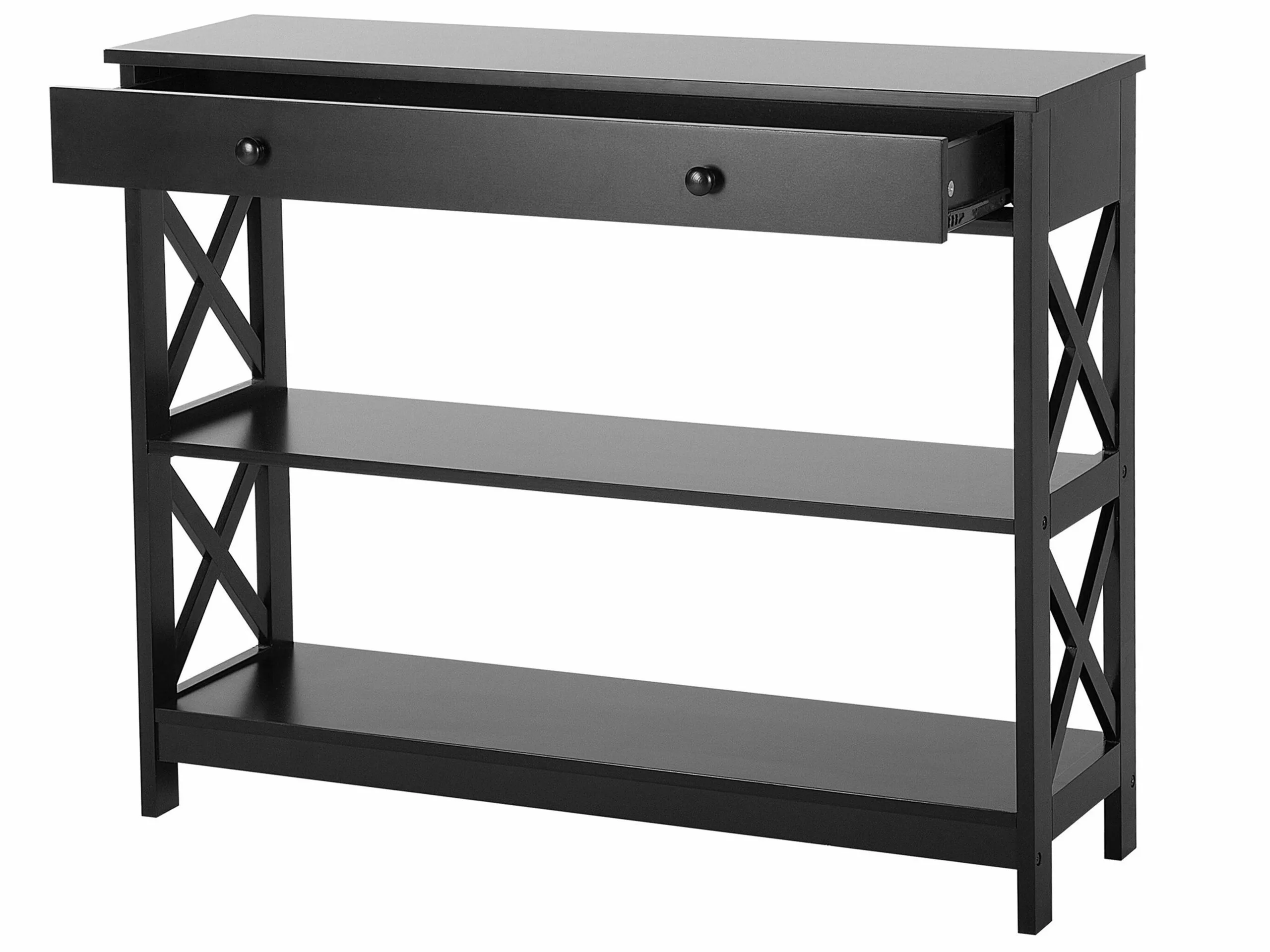 Beliani Konsolipöytä Laatikko Musta MONTGOMERY - Image 5