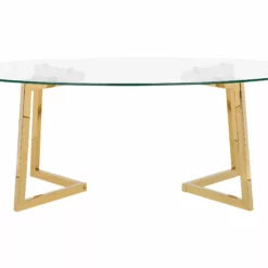 Beliani Sohvapöytä Lasitasolla Teräs Kulta FRESNO 10 Beliani Sohvapöytä Lasitasolla Teräs Kulta FRESNO -Ruokapöydät Myyntikauppa undef src sa picid 733043 type whitesh image scaled