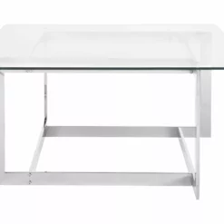 Beliani Sohvapöytä Lasitasolla Metalli Hopea CRYSTAL -Ruokapöydät Myyntikauppa undef src sa picid 733178 type whitesh image scaled