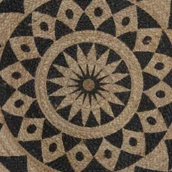 Beliani Matto Juutti Ruskea/musta 120 Cm ALAKIR -Ruokapöydät Myyntikauppa undef src sa picid 733742 type whitesh image scaled