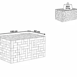 Beliani Sohvapöytä Vaalea Tiikkipuu GAMBO II -Ruokapöydät Myyntikauppa undef src sa picid 736050 type whitesh image scaled