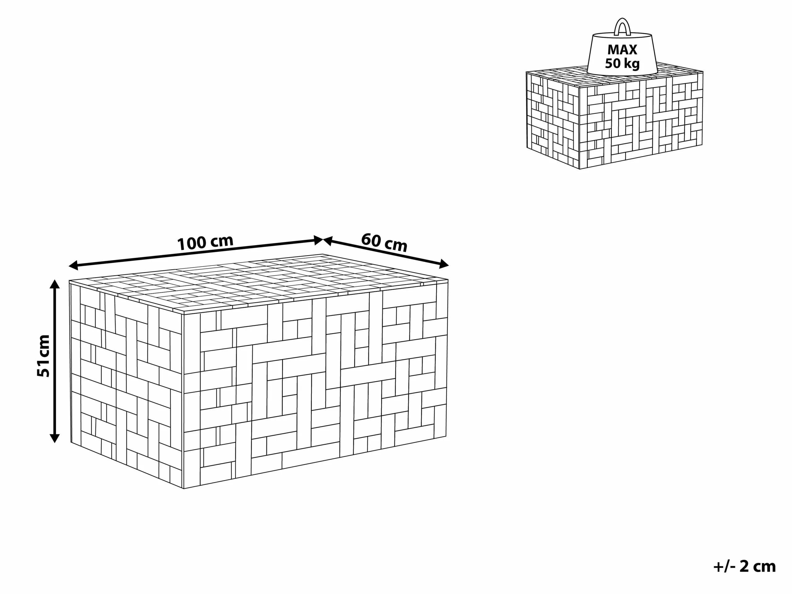Beliani Sohvapöytä Vaalea Tiikkipuu GAMBO II - Image 6