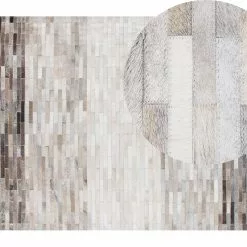 Beliani Matto Lehmännahka Monivärinen SINNELI Useita Kokoja