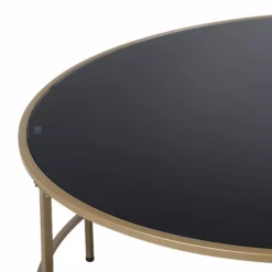 Beliani Sohvapöytä Metalli Musta/kulta FLORENCE 18 Beliani Sohvapöytä Metalli Musta/kulta FLORENCE -Ruokapöydät Myyntikauppa undef src sa picid 744213 type whitesh image scaled