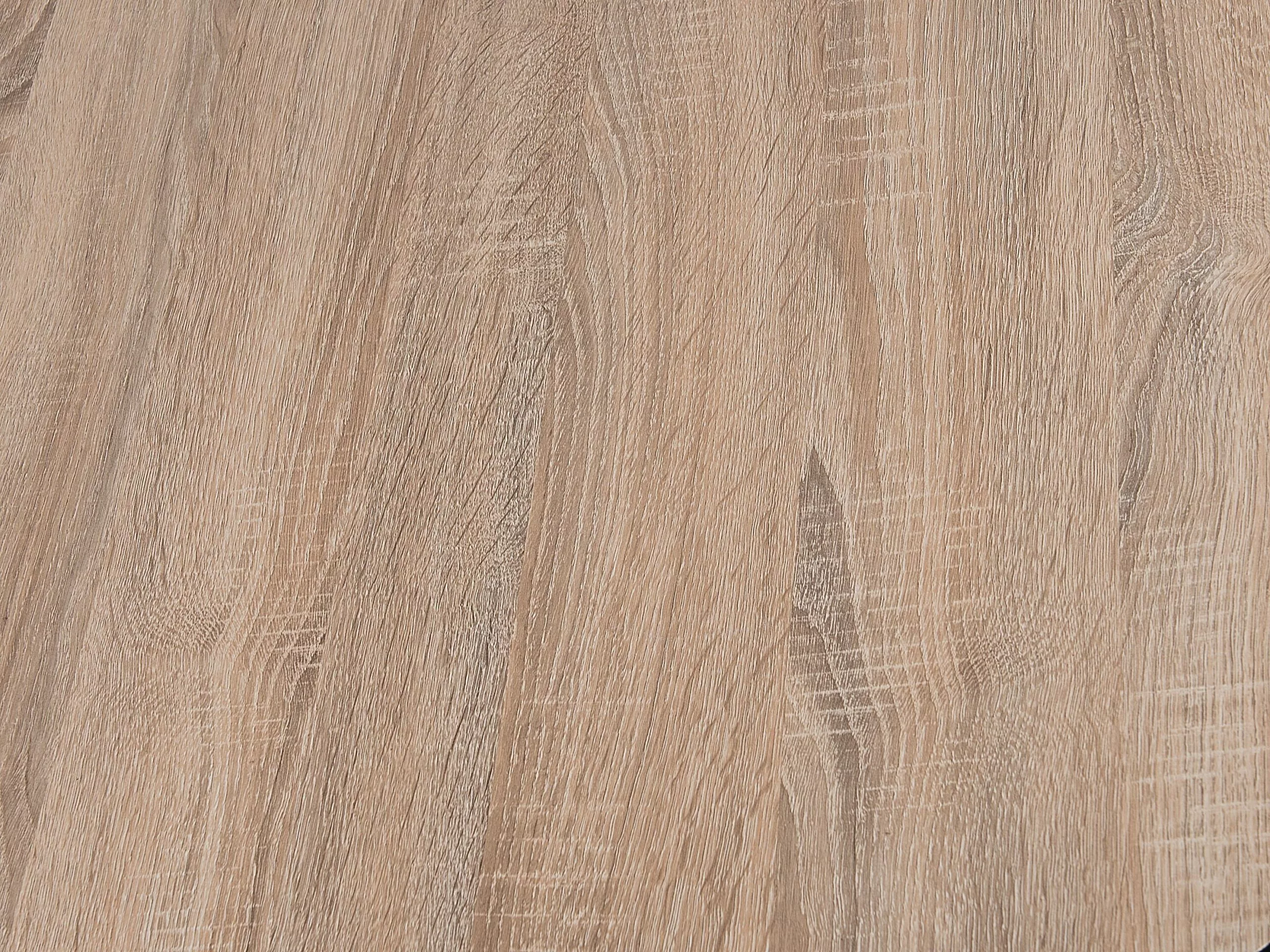 Beliani Sohvapöytä Iso Vaalea Puu/musta MELODY - Image 7