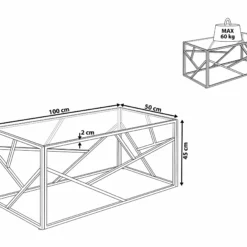 Beliani Sohvapöytä Lasitasolla Metalli Hopea ORLAND 15 Beliani Sohvapöytä Lasitasolla Metalli Hopea ORLAND -Ruokapöydät Myyntikauppa undef src sa picid 744281 type whitesh image scaled