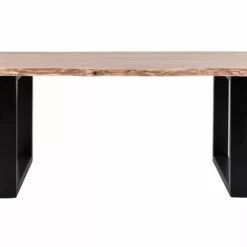 Beliani Ruokapöytä Akasiapuu Vaalea Puu/musta HEBY Useita Kokoja -Ruokapöydät Myyntikauppa undef src sa picid 745105 type whitesh image scaled