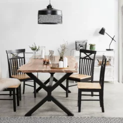 Beliani Ruokapöytä Akasiapuu Vaalea Puu/musta VALBO Useita Kokoja 13 Beliani Ruokapöytä Akasiapuu Vaalea Puu/musta VALBO Useita Kokoja -Ruokapöydät Myyntikauppa undef src sa picid 745135 type color image scaled