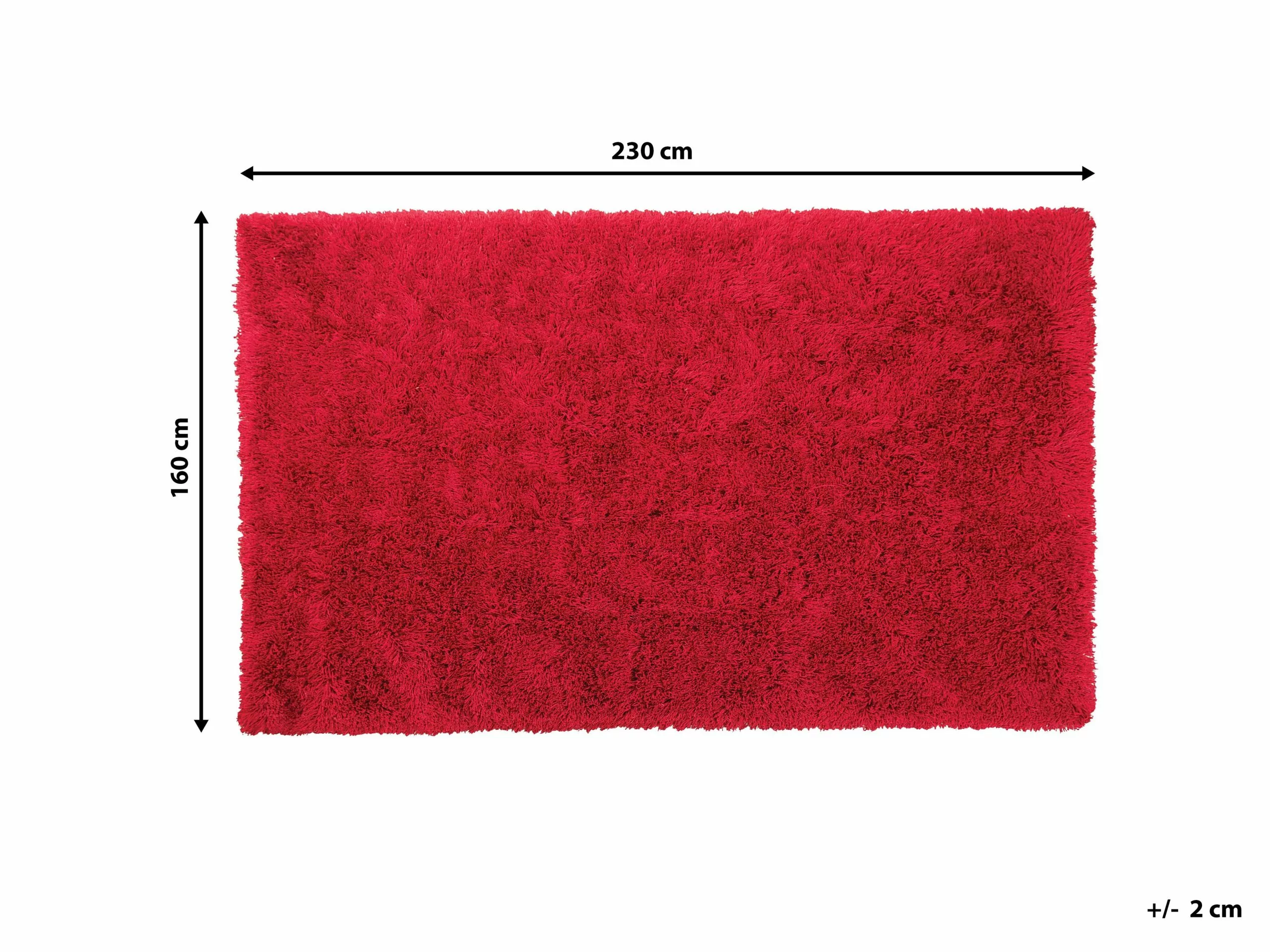 Beliani Matto Kangas Punainen CIDE Useita Kokoja - Image 6