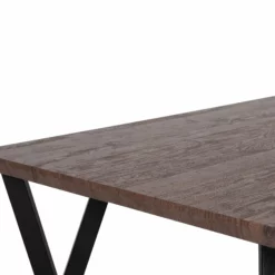 Beliani Ruokapöytä Tumma Puu/musta BRAVO Useita Kokoja -Ruokapöydät Myyntikauppa undef src sa picid 750543 type whitesh image scaled