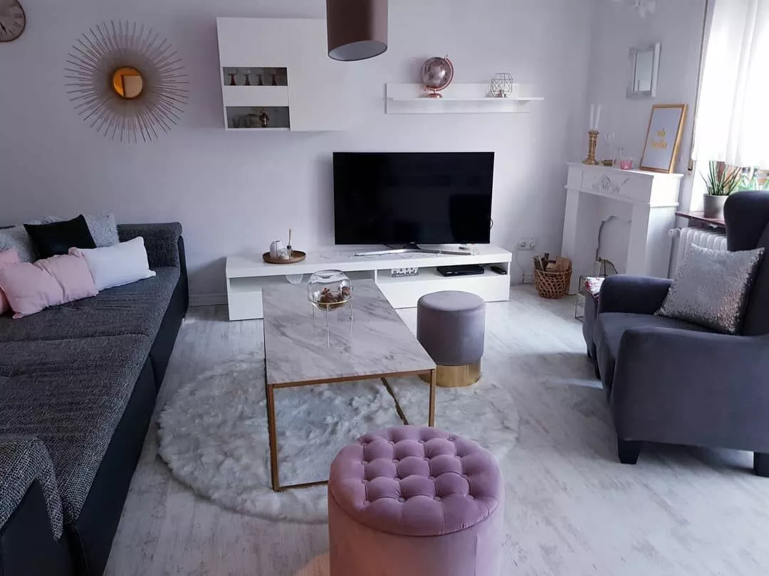 Beliani Sohvapöytä Marmorikuvio Beige/kulta DELANO 8 Beliani Sohvapöytä Marmorikuvio Beige/kulta DELANO - Image 6