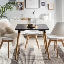 Beliani Ruokapöytä Musta/vaalea Puu 80 X 80 Cm BUSTO 13 Beliani Ruokapöytä Musta/vaalea Puu 80 X 80 Cm BUSTO -Ruokapöydät Myyntikauppa undef src sa picid 753829 type whitesh image scaled