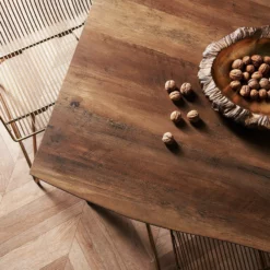 Beliani Ruokapöytä Tumma Puu/musta 160 X 90 Cm WITNEY -Ruokapöydät Myyntikauppa undef src sa picid 755624 type whitesh image scaled