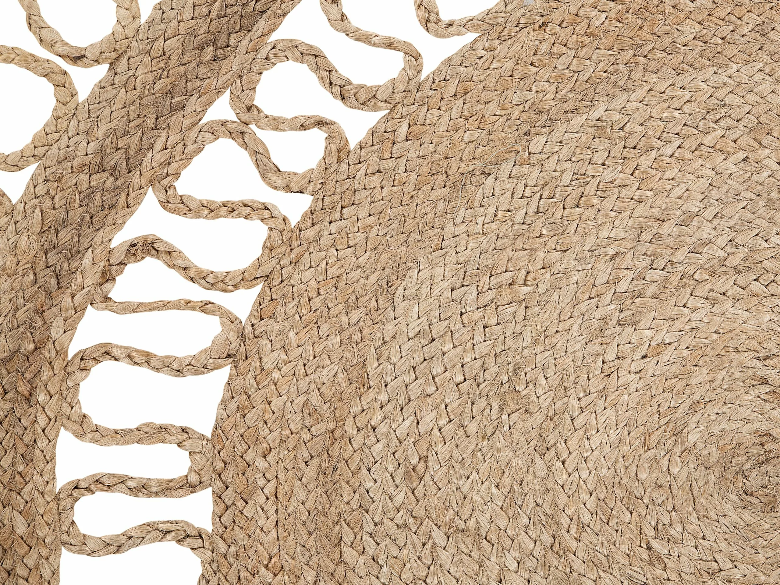 Beliani Matto Juutti Beige 120 Cm DIKILI - Image 9