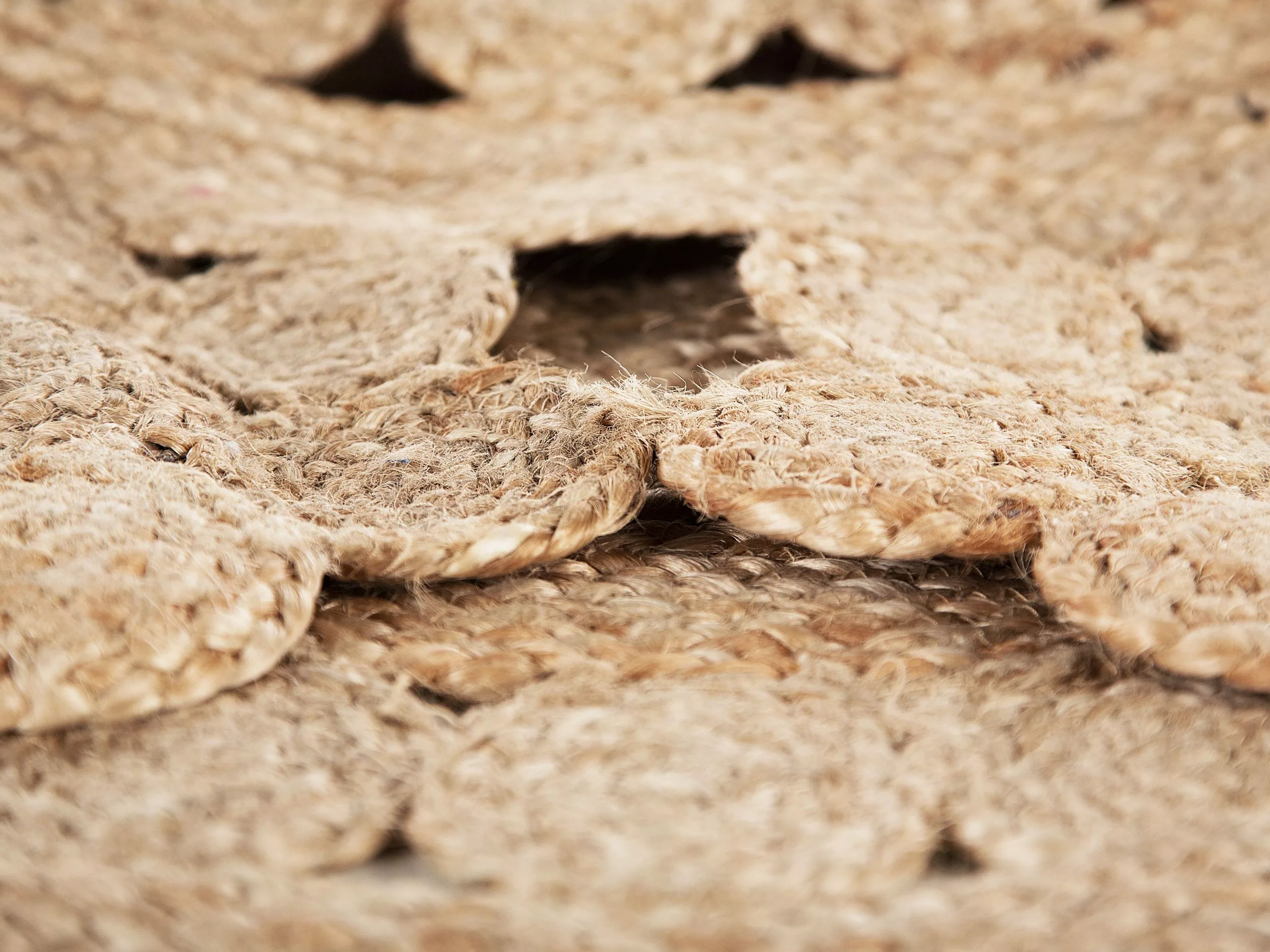 Beliani Matto Juutti Beige 120 Cm BIRECIK - Image 7