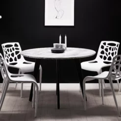 Beliani Ruokapöytä Marmorikuvio Valkoinen/musta ⌀ 110 Cm MOSBY 14 Beliani Ruokapöytä Marmorikuvio Valkoinen/musta ⌀ 110 Cm MOSBY -Ruokapöydät Myyntikauppa undef src sa picid 757138 type color image scaled