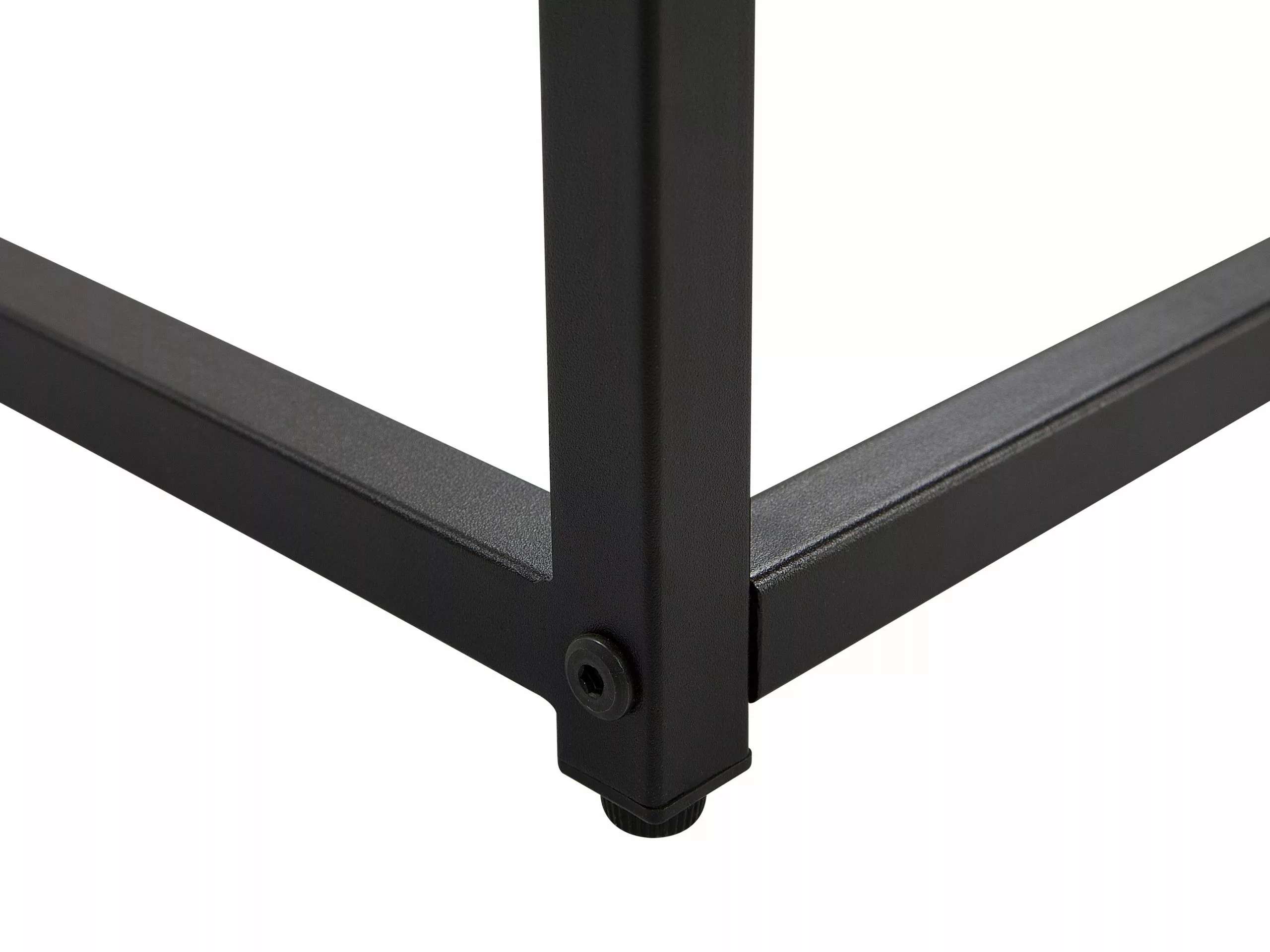 Beliani Konsolipöytä Marmorikuvio Valkoinen/musta DELANO - Image 7