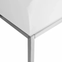 Beliani Sohvapöytäsetti Lasitasolla Rosteri Valkoinen/hopea 2 Kpl BREA -Ruokapöydät Myyntikauppa undef src sa picid 757551 type whitesh image scaled