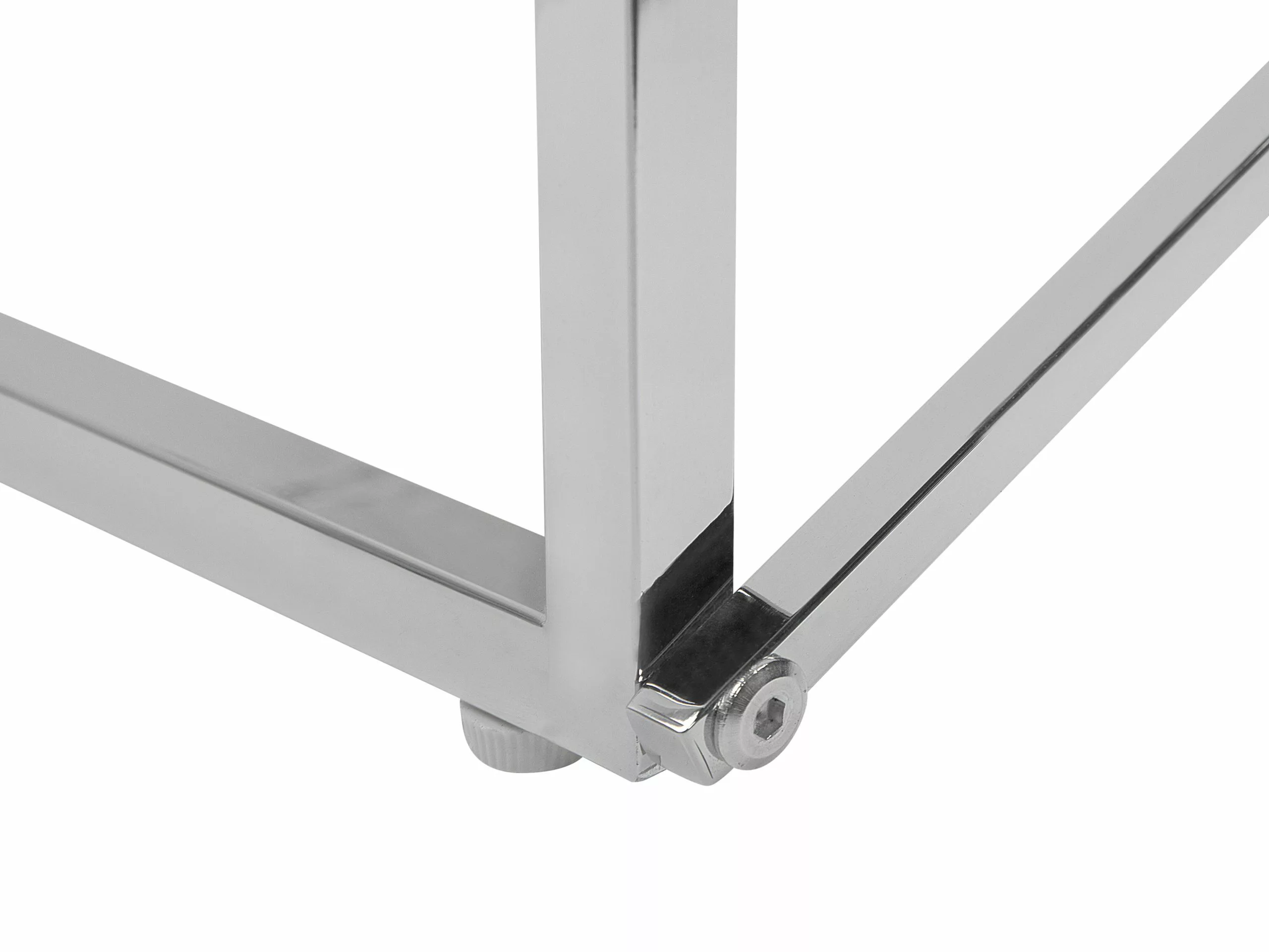 Beliani Sohvapöytä Rosteri Marmorikuvio Valkoinen/hopea EMPORIA 7 Beliani Sohvapöytä Rosteri Marmorikuvio Valkoinen/hopea EMPORIA - Image 5