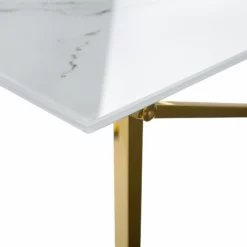 Beliani Sohvapöytä Rosteri Marmorikuvio Valkoinen/kulta EMPORIA 12 Beliani Sohvapöytä Rosteri Marmorikuvio Valkoinen/kulta EMPORIA -Ruokapöydät Myyntikauppa undef src sa picid 757580 type whitesh image scaled