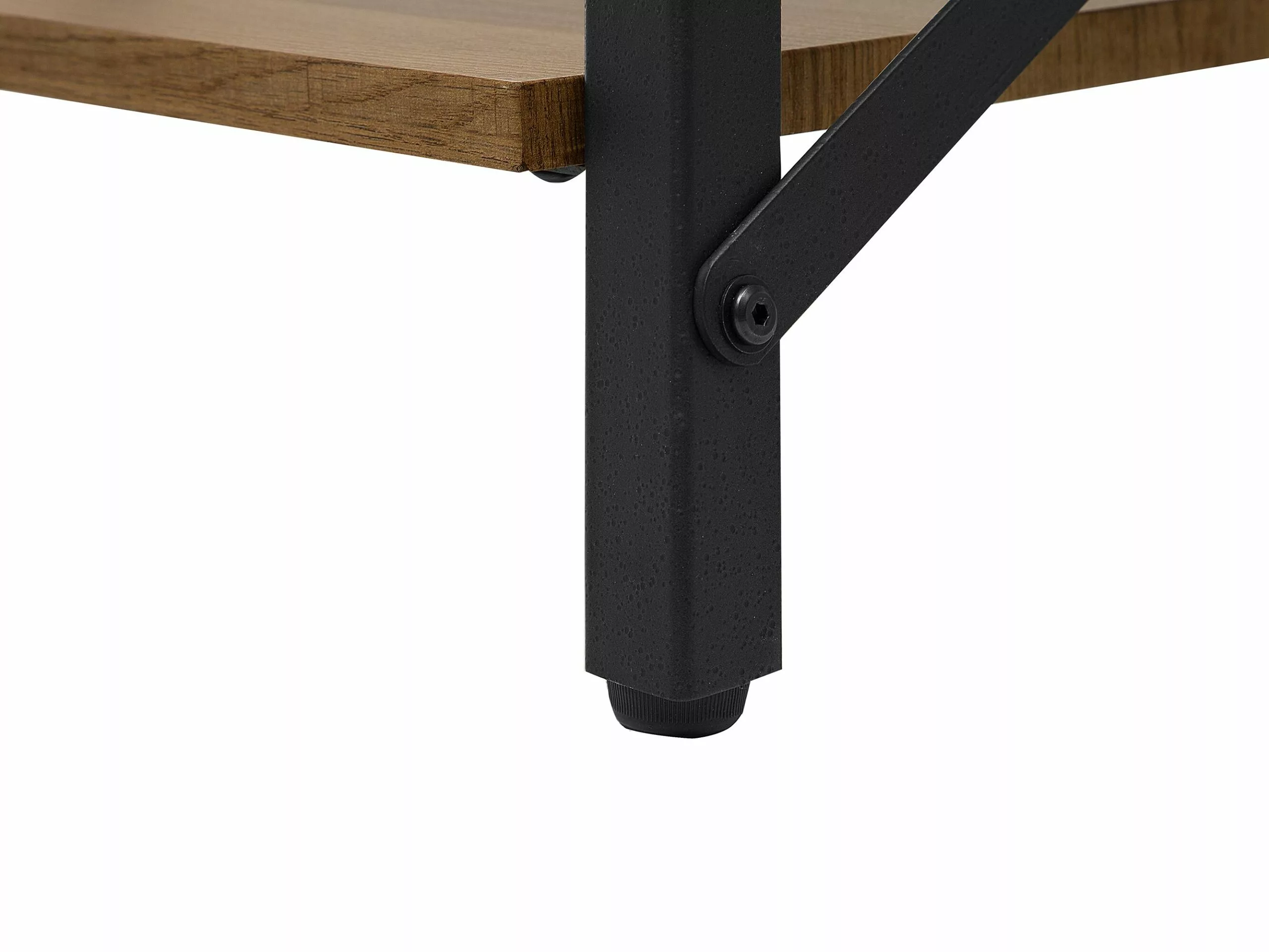 Beliani Sohvapöytä Tumma Puu/musta CARLIN 9 Beliani Sohvapöytä Tumma Puu/musta CARLIN - Image 7