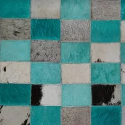 Beliani Matto Nahka Turkoosi/harmaa NIKFER Useita Kokoja 13 Beliani Matto Nahka Turkoosi/harmaa NIKFER Useita Kokoja -Ruokapöydät Myyntikauppa undef src sa picid 758315 type whitesh image scaled